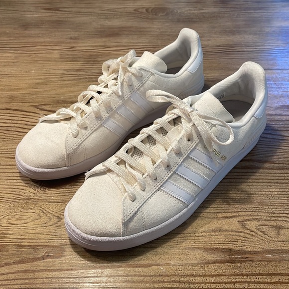ADIDAS CAMPUS ADV MENS SIZE 11 CREAM/WHITE - Picture 2 of 9